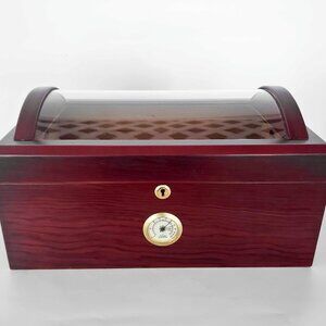 Thompson 1915 Large Domed Top Humidor with Keys